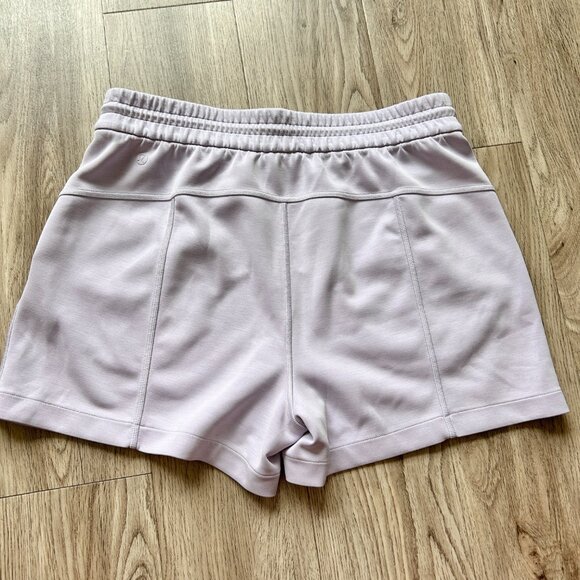 Lululemon Softstreme High Rise Shorts 4" in Lilac Ether Size 10 LIKE NEW - Picture 7 of 8
